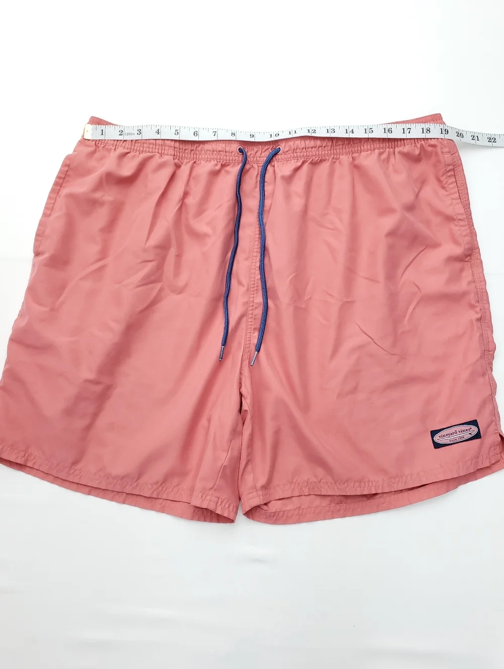 Vineyard Vines Mens Coral Swim Trunks Vacation Summer Shorts Size XXL Drawstring